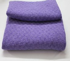 超细纤维亮片格仔刮刷布（紫色）